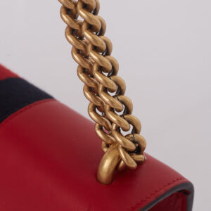 Bolsa Gucci Vermelha Com Bordados