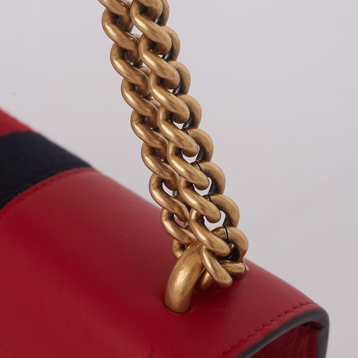 Bolsa Gucci Vermelha Com Bordados