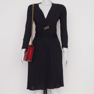 Bolsa Gucci Vermelha Com Bordados