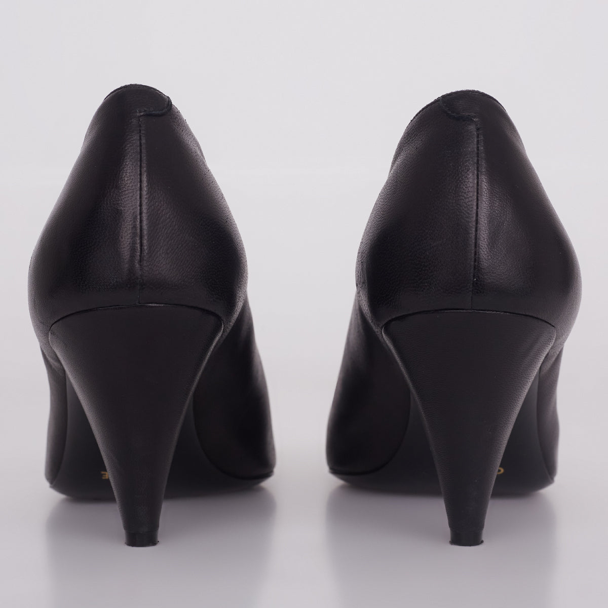 Sapato Céline Preto c/ Bico Fino Alongado Tam.38,5 Br