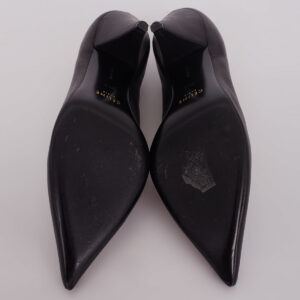 Sapato Céline Preto c/ Bico Fino Alongado Tam.38,5 Br