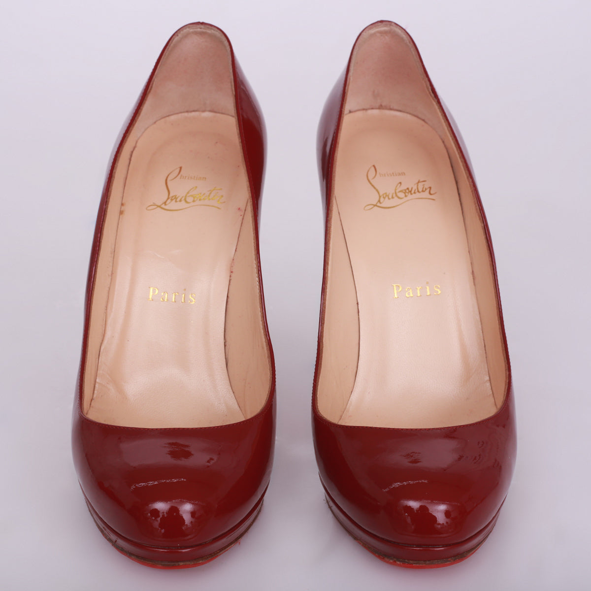 Sapato Louboutin Vinho Tam. 37,5 Br