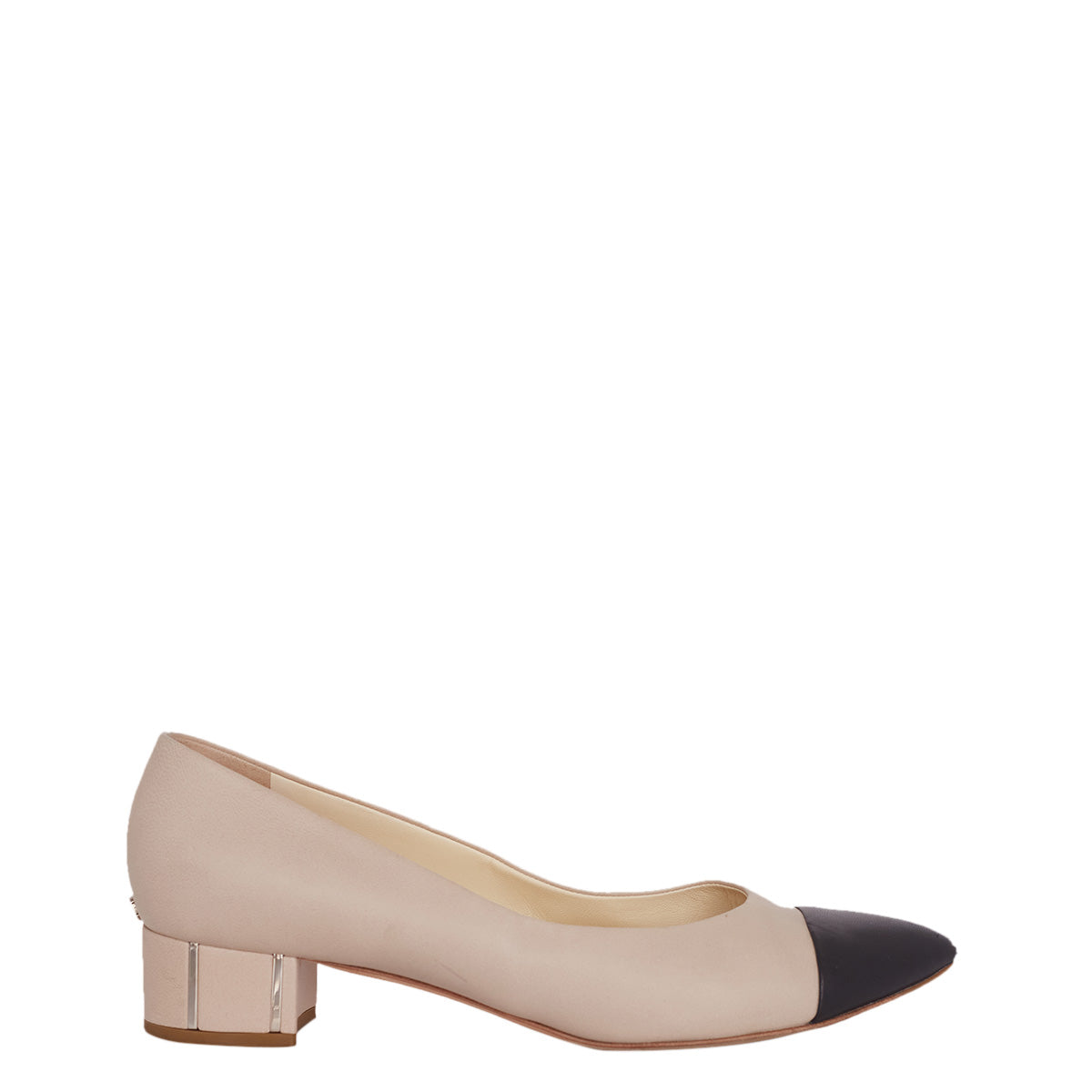 Sapato Chanel Classic Bicolor Tam. 37,5 Br