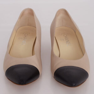 Sapato Chanel Classic Bicolor Tam. 37,5 Br