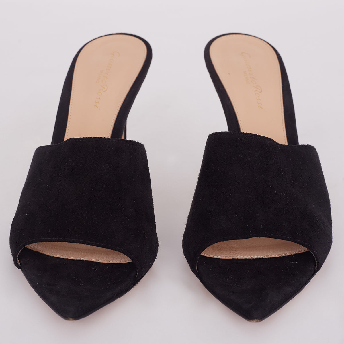 Sandália Gianvito Rossi Preta Tam. 38 Br