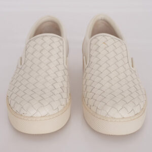 Tênis Bottega Veneta Slip On Off-White Tam. 37 Br