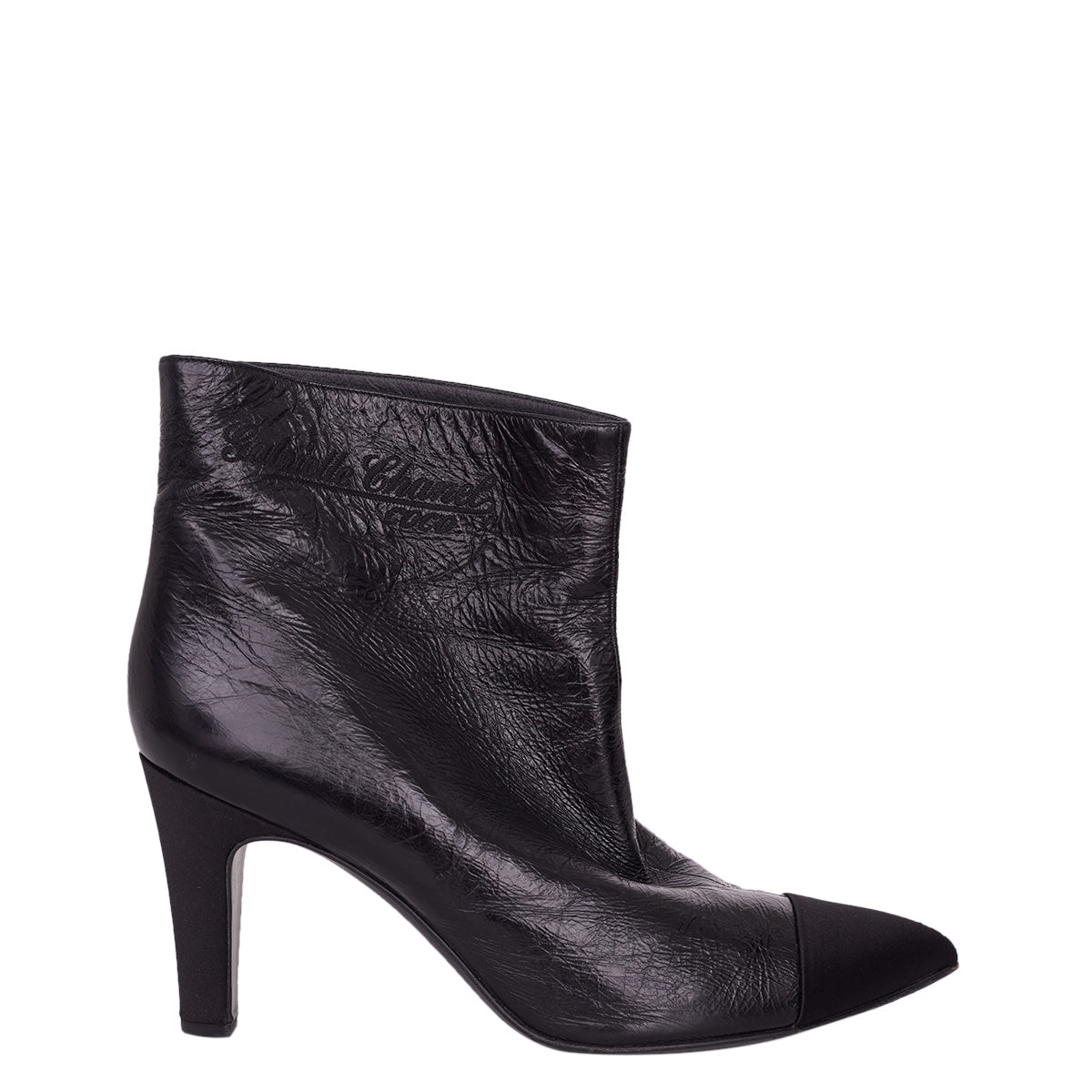 Bota Chanel Preta Tam. 39,5 Br