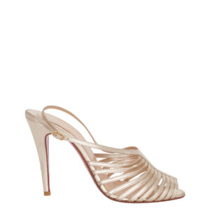 Sandália Christian Louboutin Dourada Tam. 36 BR