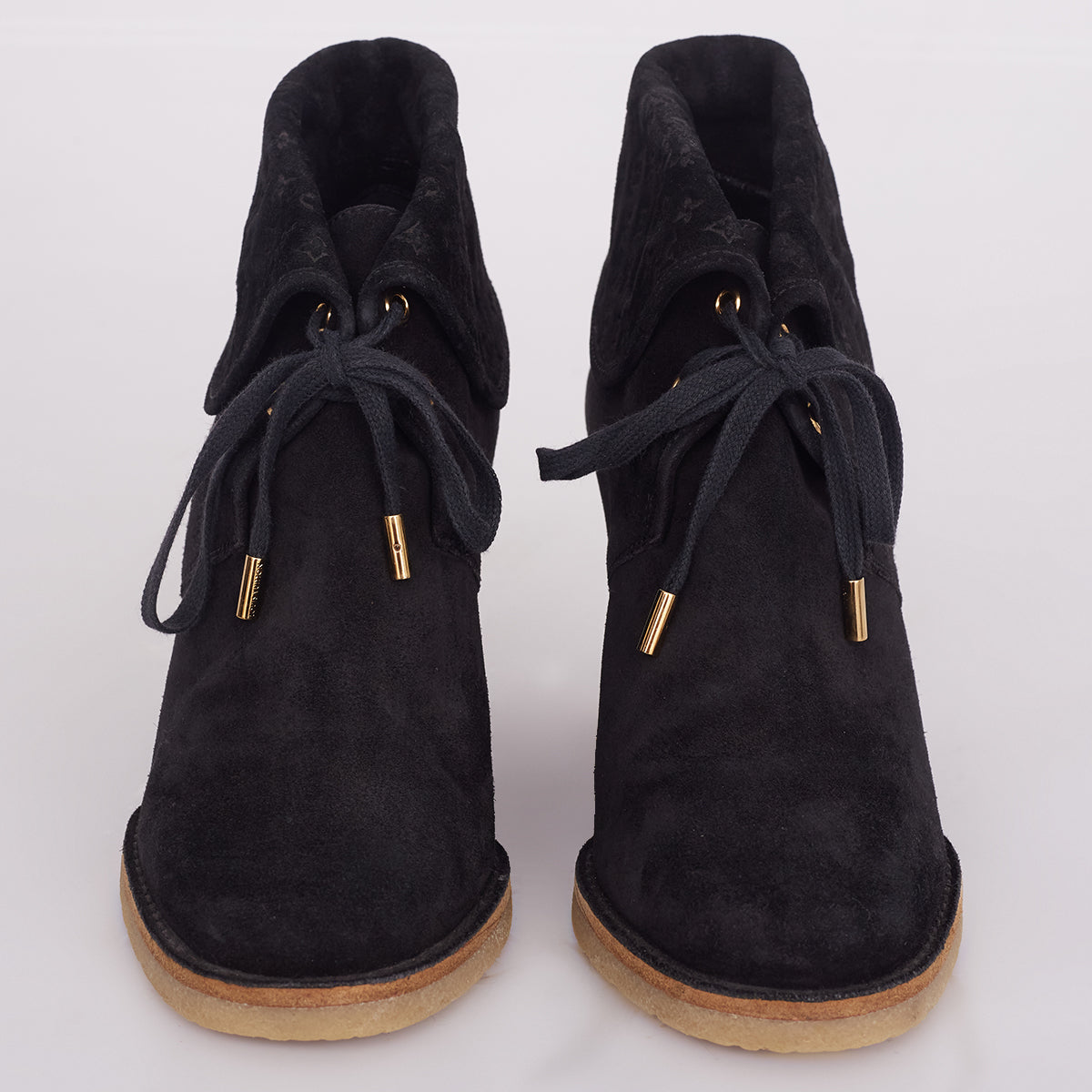 Bota Louis Vuitton Preta Tam. 37 Br