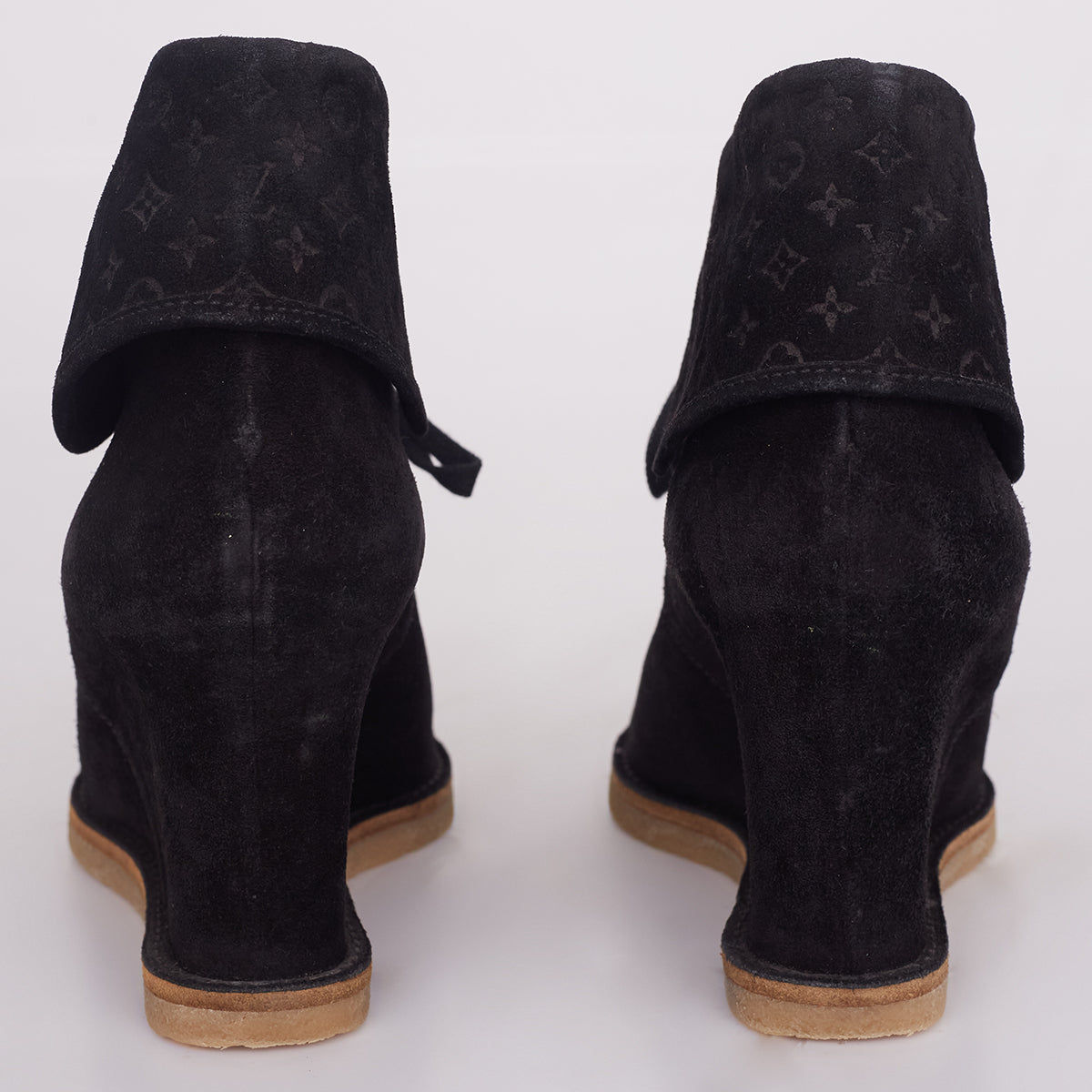Bota Louis Vuitton Preta Tam. 37 Br