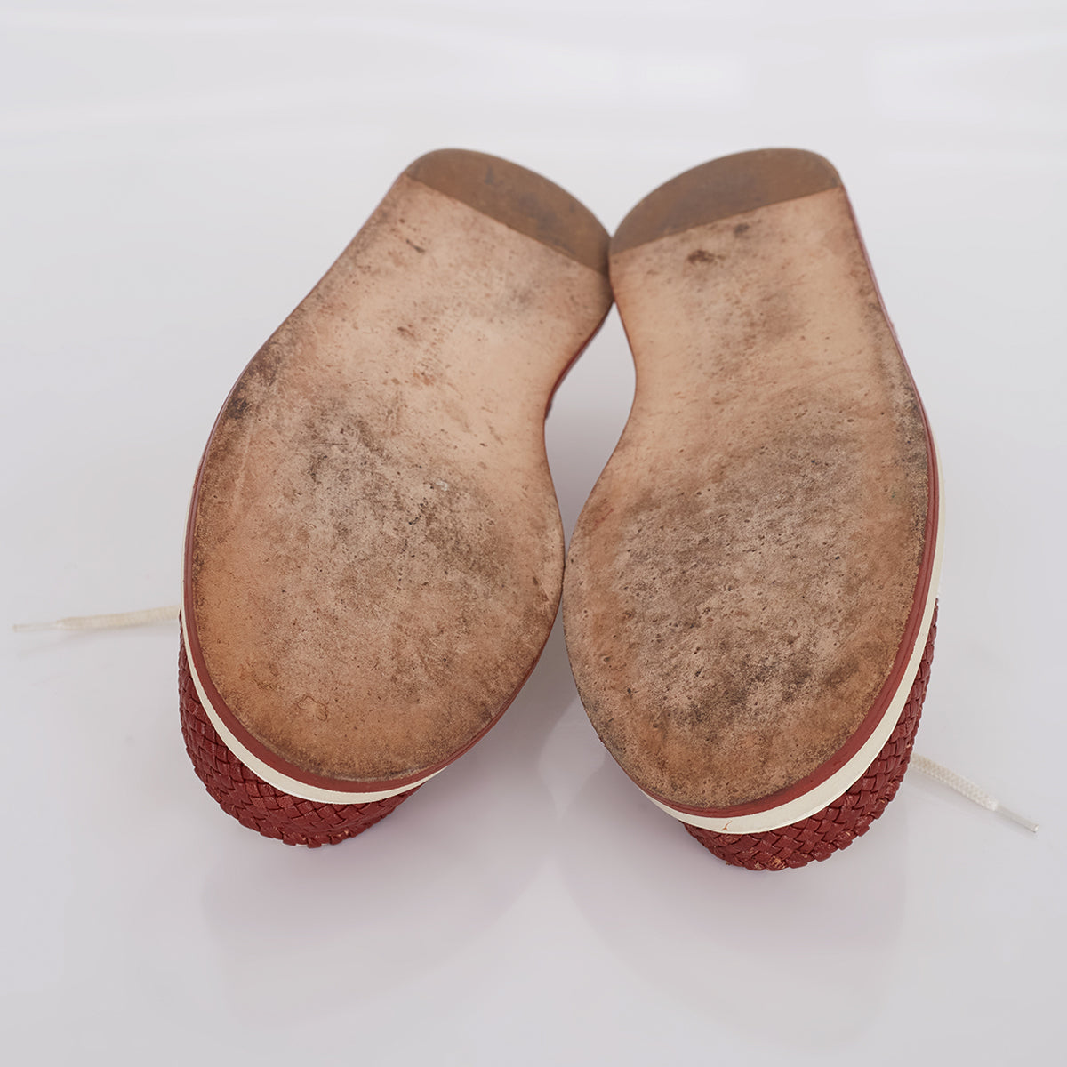 Oxford Bottega Veneta Off White e Caramelo Tam. 37,5 BR