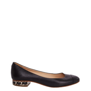 Sapatilha Chanel Preta Tam. 35,5 Br