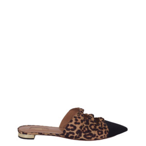 Mule Aquazzura Animal Print Tam. 40 Br
