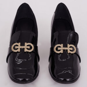 Sapato Ferragamo Preto Tam. 37,5 Br