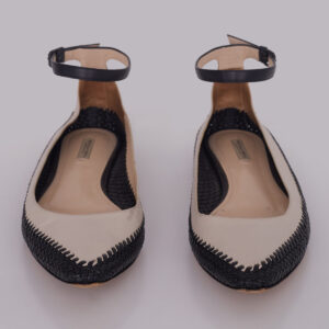 Sapato Bottega Veneta Preto e Off White Tam. 37,5 BR