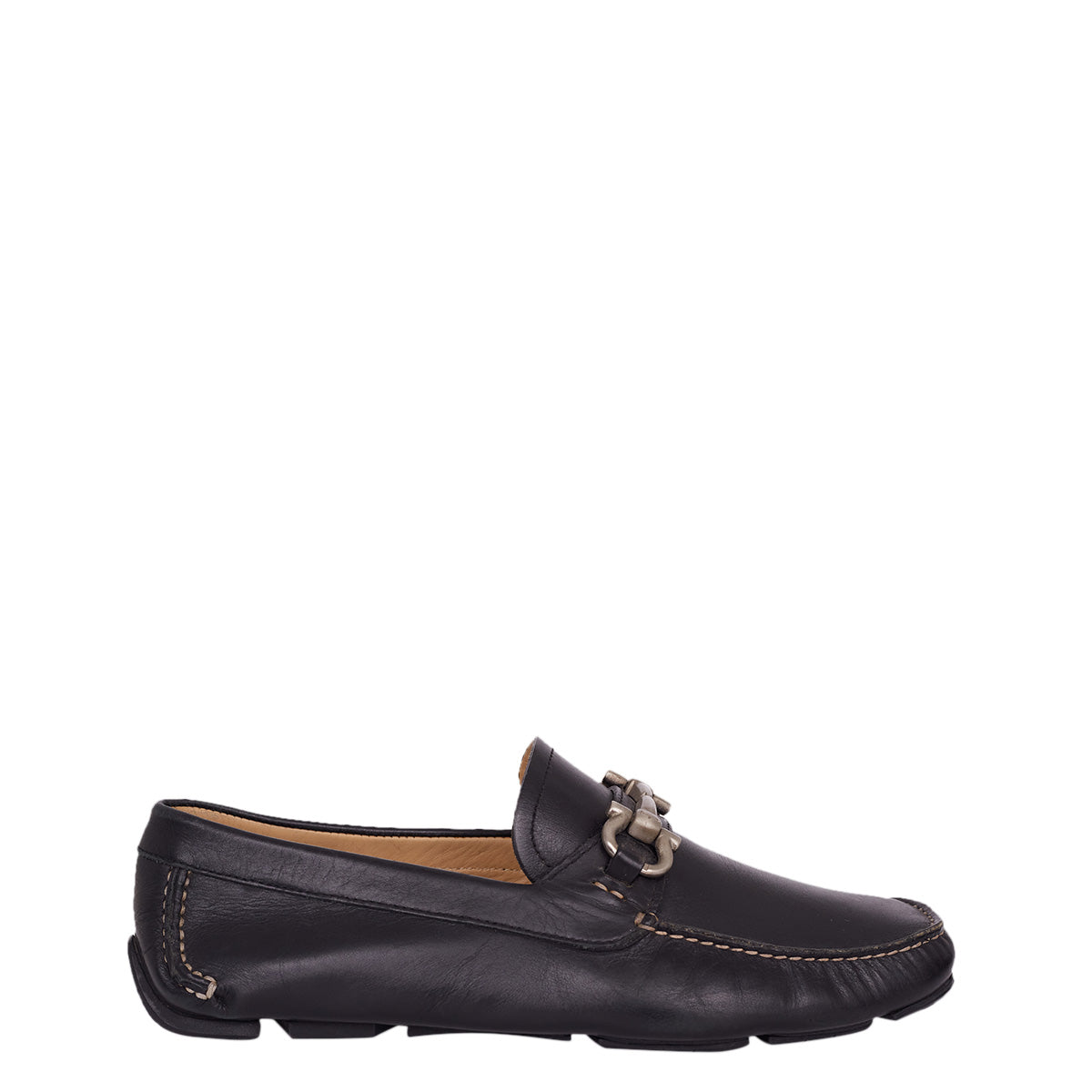 Mocassim Ferragamo Preto Masculino Tam. 39 Br