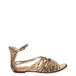 Sandália Bottega Veneta Dourada Tam. 38,5 Br