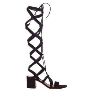 Sandália Gianvito Rossi Gladiadora Marrom Tam. 38 Br
