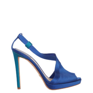 Sandália Christian Dior Azul Tam. 37 Br