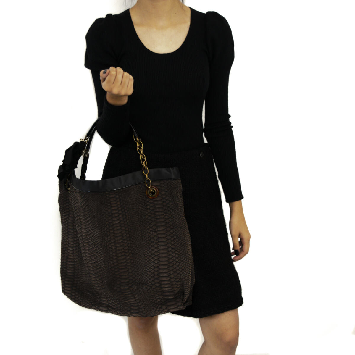 Bolsa Lanvin marrom