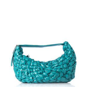 Bolsa Bottega Veneta Banana Hobo Azul Turquesa