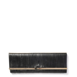 Clutch Rodo Preta com dourado