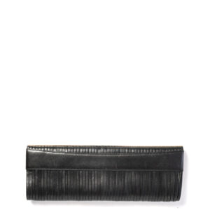 Clutch Rodo Preta com dourado
