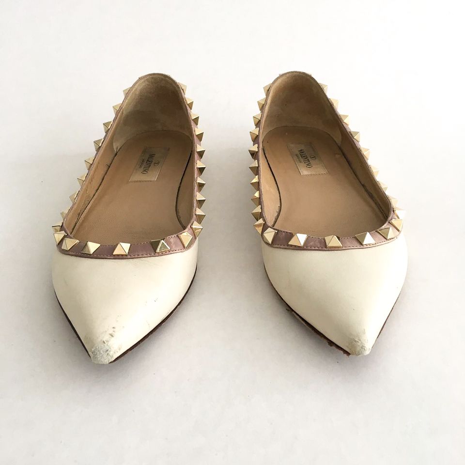 Sapatilha Valentino Rockstud Off White Tam. 36,5