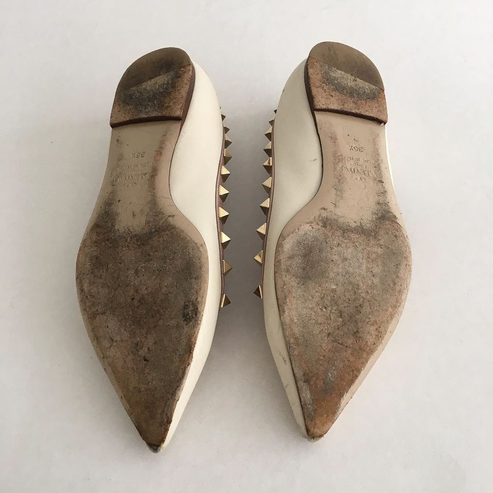 Sapatilha Valentino Rockstud Off White Tam. 36,5