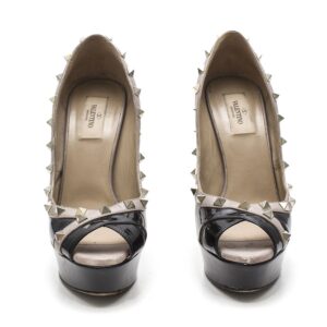 Peep Toe Valentino Preto Tam. 38,5