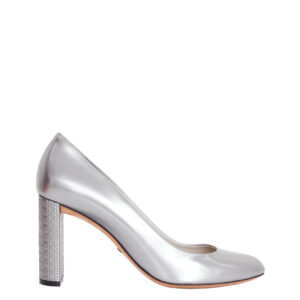 Sapato Dior Prateado c/ Bico Redondo Tam. 39