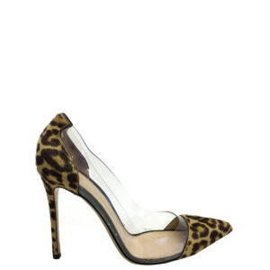 Sapato Gianvito Rossi Leopardo e Transparente Tam. 39