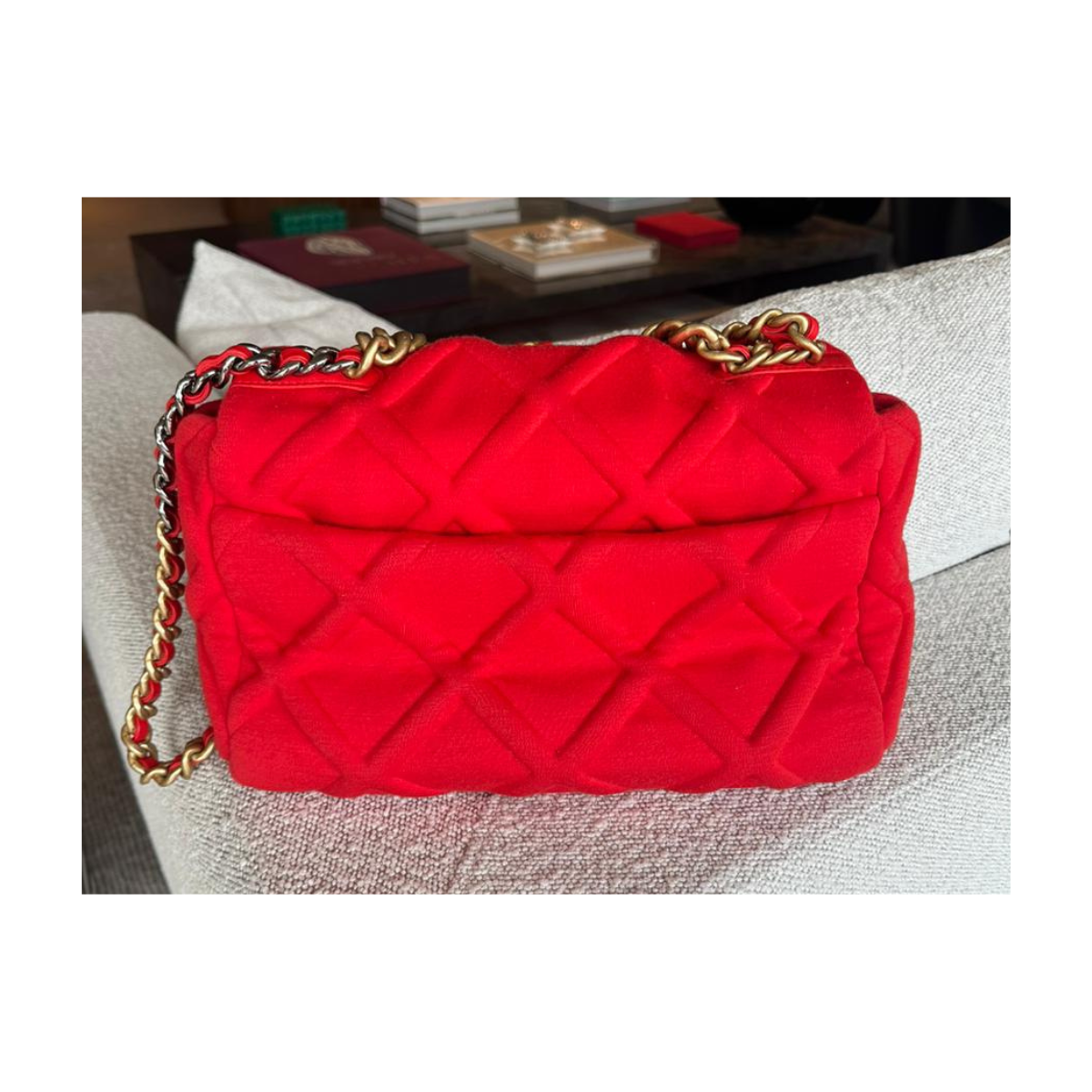Bolsa Chanel 19 Vermelha