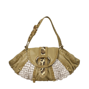 Bolsa Christian Dior Bege Animal Print