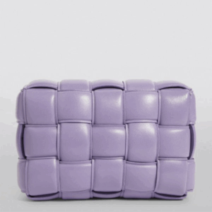 Bolsa Bottega Veneta Padded Cassete Lilás