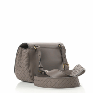 Bolsa Bottega Veneta Nappa Intrecciato Cinza