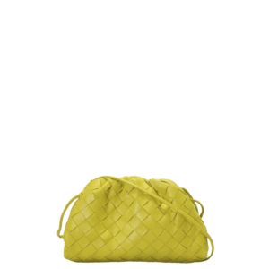 Bolsa Bottega Veneta Mini Pouch Intrecciato Verde Lima