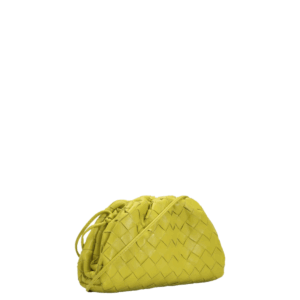 Bolsa Bottega Veneta Mini Pouch Intrecciato Verde Lima