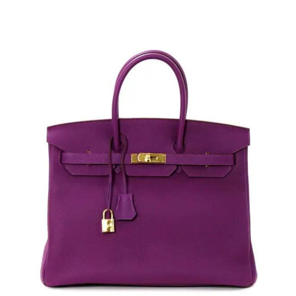 Bolsa Hermès Birkin 35 Roxa