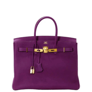Bolsa Hermès Birkin 35 Roxa