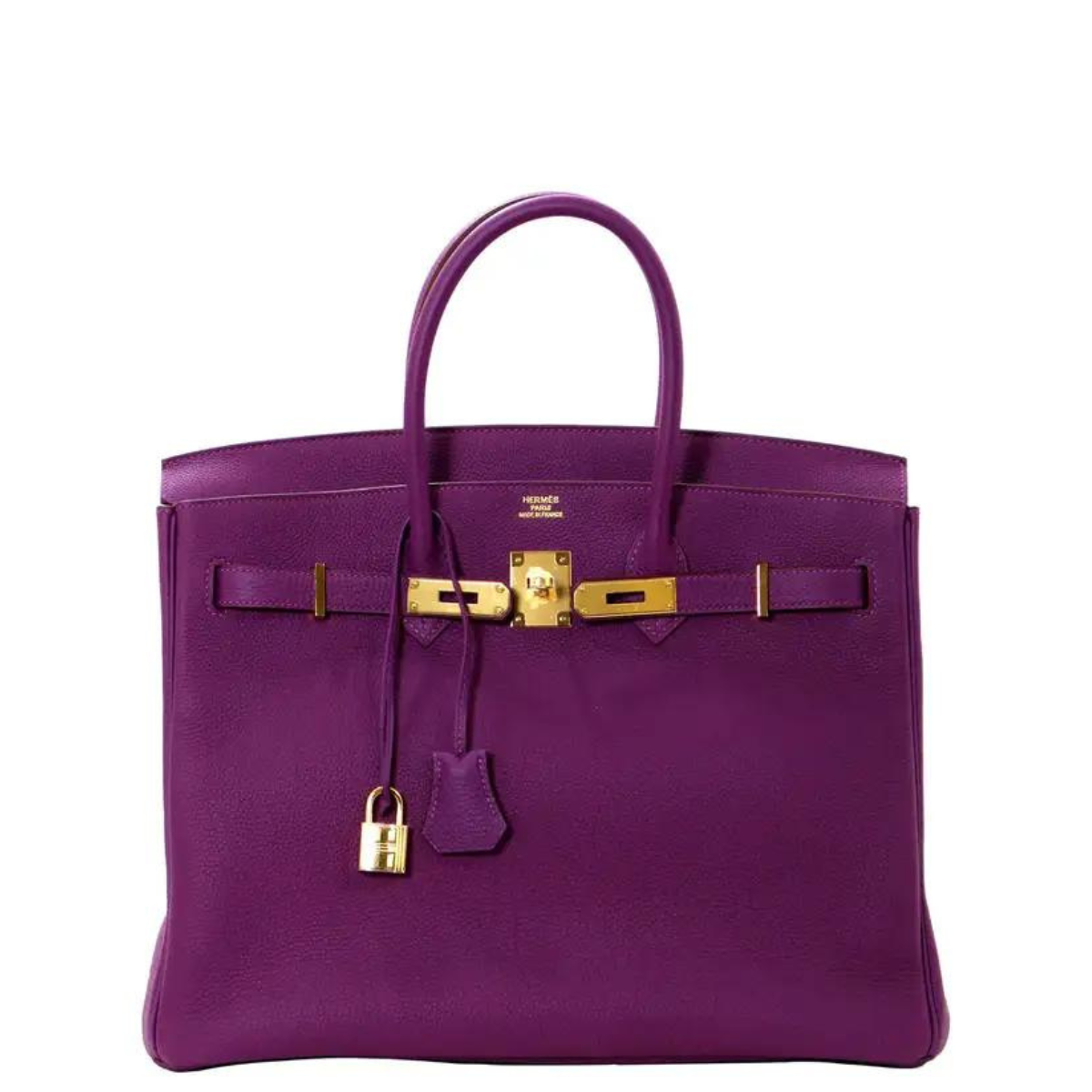 Bolsa Hermès Birkin 35 Roxa