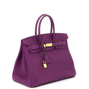 Bolsa Hermès Birkin 35 Roxa