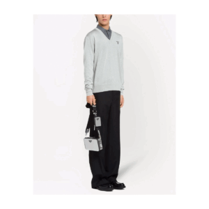 Bolsa Prada Carteiro Brinque Prata