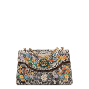 Bolsa Gucci Small Python Floral Médio