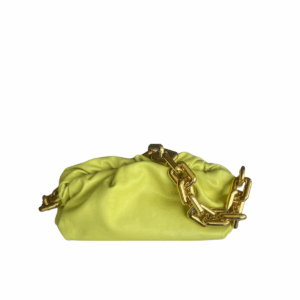 Bolsa Bottega Veneta Pouch Chain Verde Lima