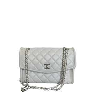 Bolsa Chanel Matêlasse Cinza