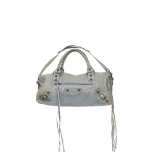 Bolsa Balenciaga Motorcross Turquesa