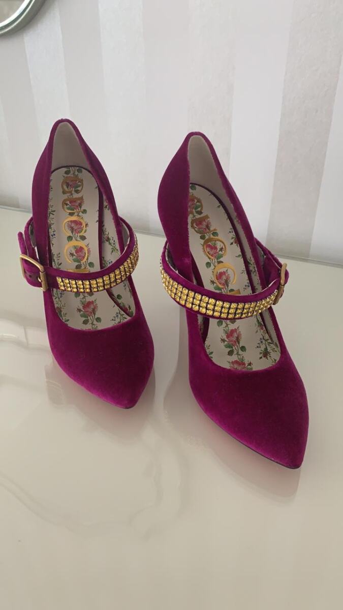 Sapato Gucci Scarpin Vinho Tam. 39