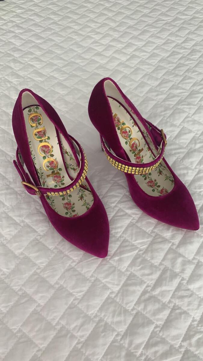 Sapato Gucci Scarpin Vinho Tam. 39