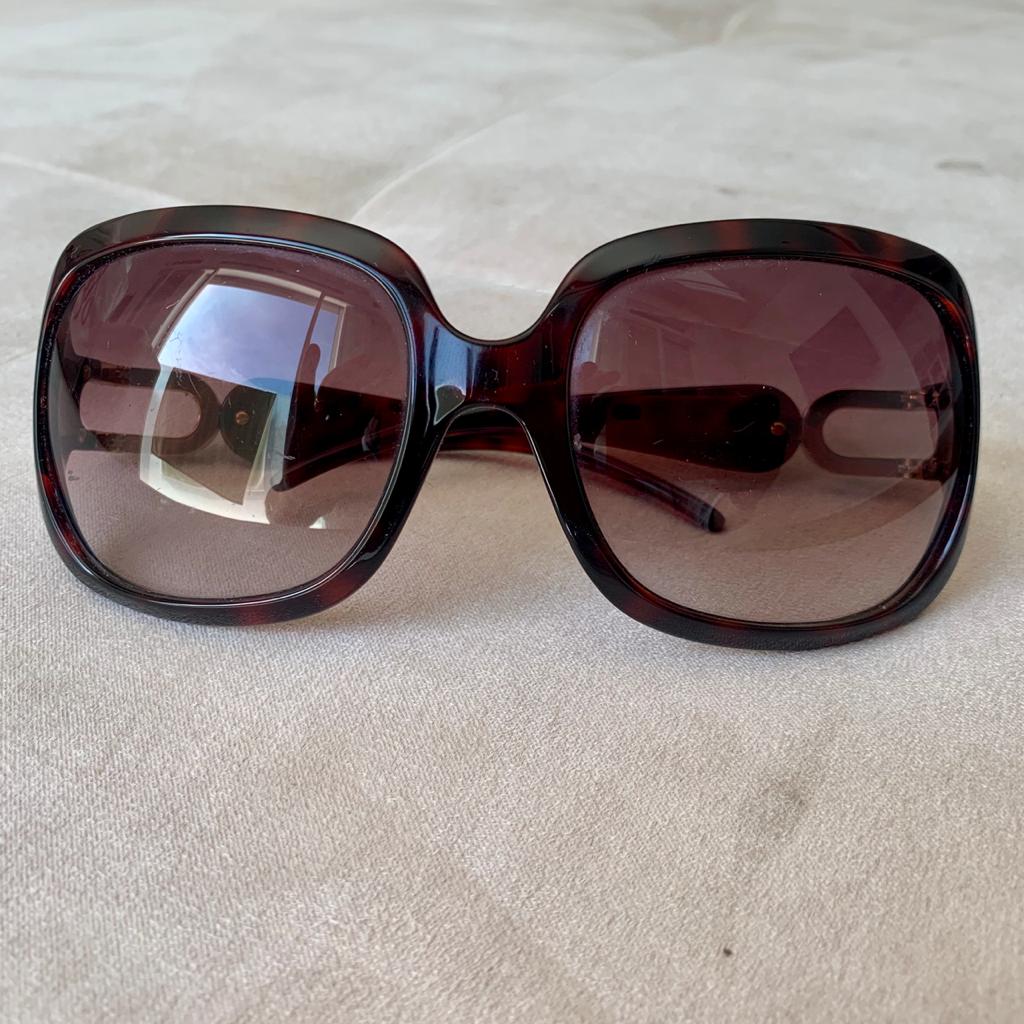 Óculos Jimmy Choo Tartaruga Roxo Marge/S